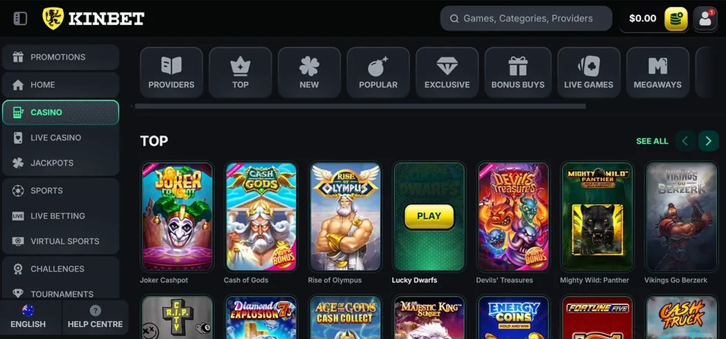 Kinbet Casino Casino